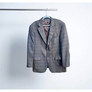 Lacrosse Men's Hunting Grey Tweed 100% Wool Elbow Pad Blazer
Jacket, 44L